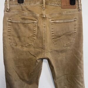American Eagle Light Brown Next Level Flex Jeans